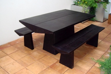 Small Dining table and benches