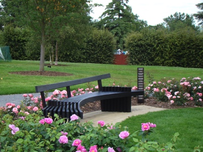 One of a series of seats at RHS Wisley