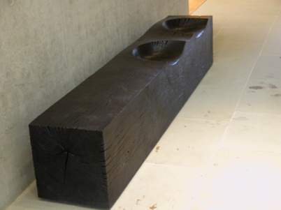 Long Block seat at Compton Verney Gallery